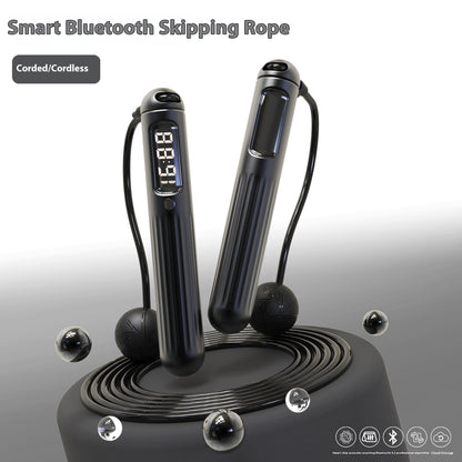 Smart Bluetooth Skipping Rope With CounterFitness Weight Bearing Ball